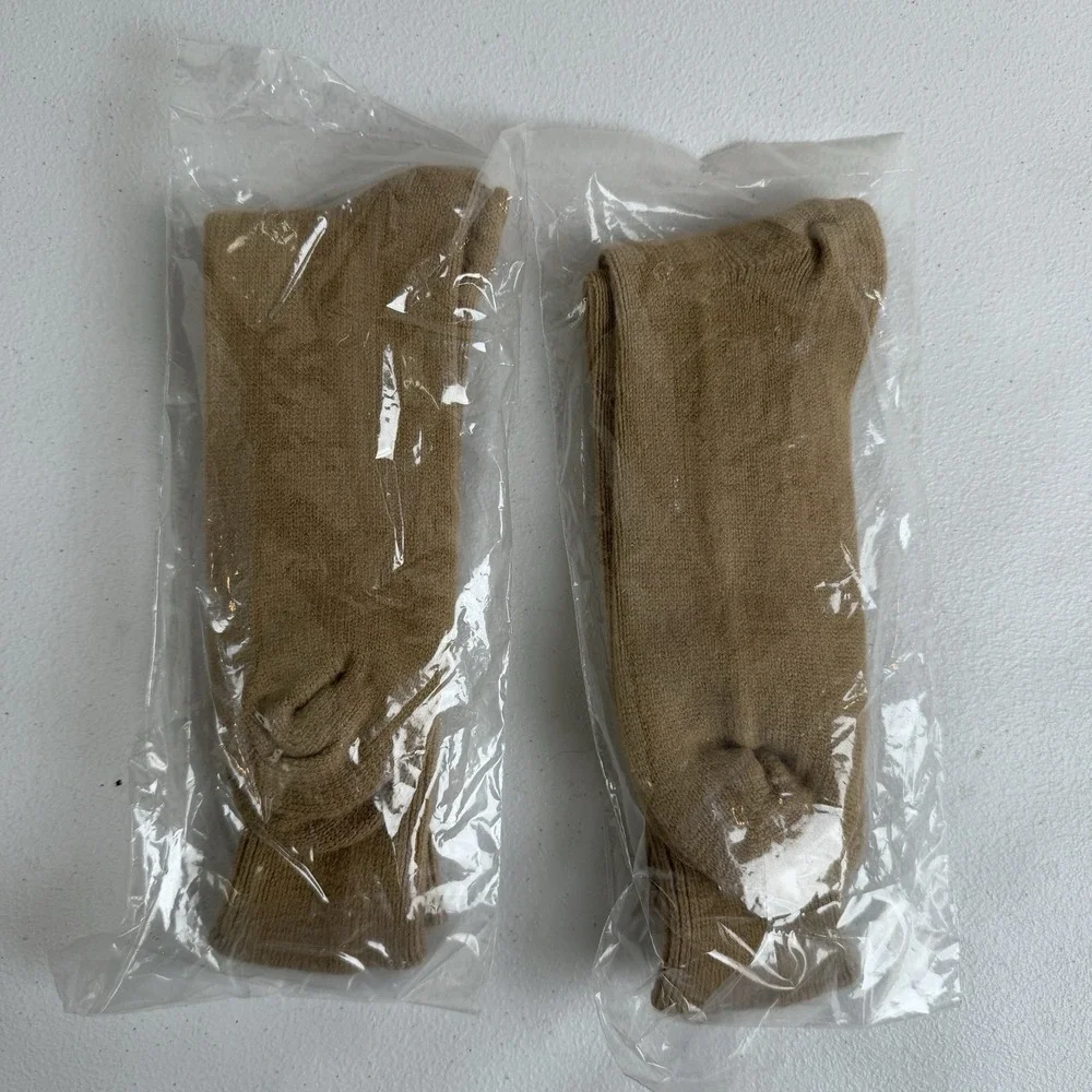 Vintage Sears‎ Best Sani-Gard Plus Socks 10-13 Tan Odor Control Heal guard 70s